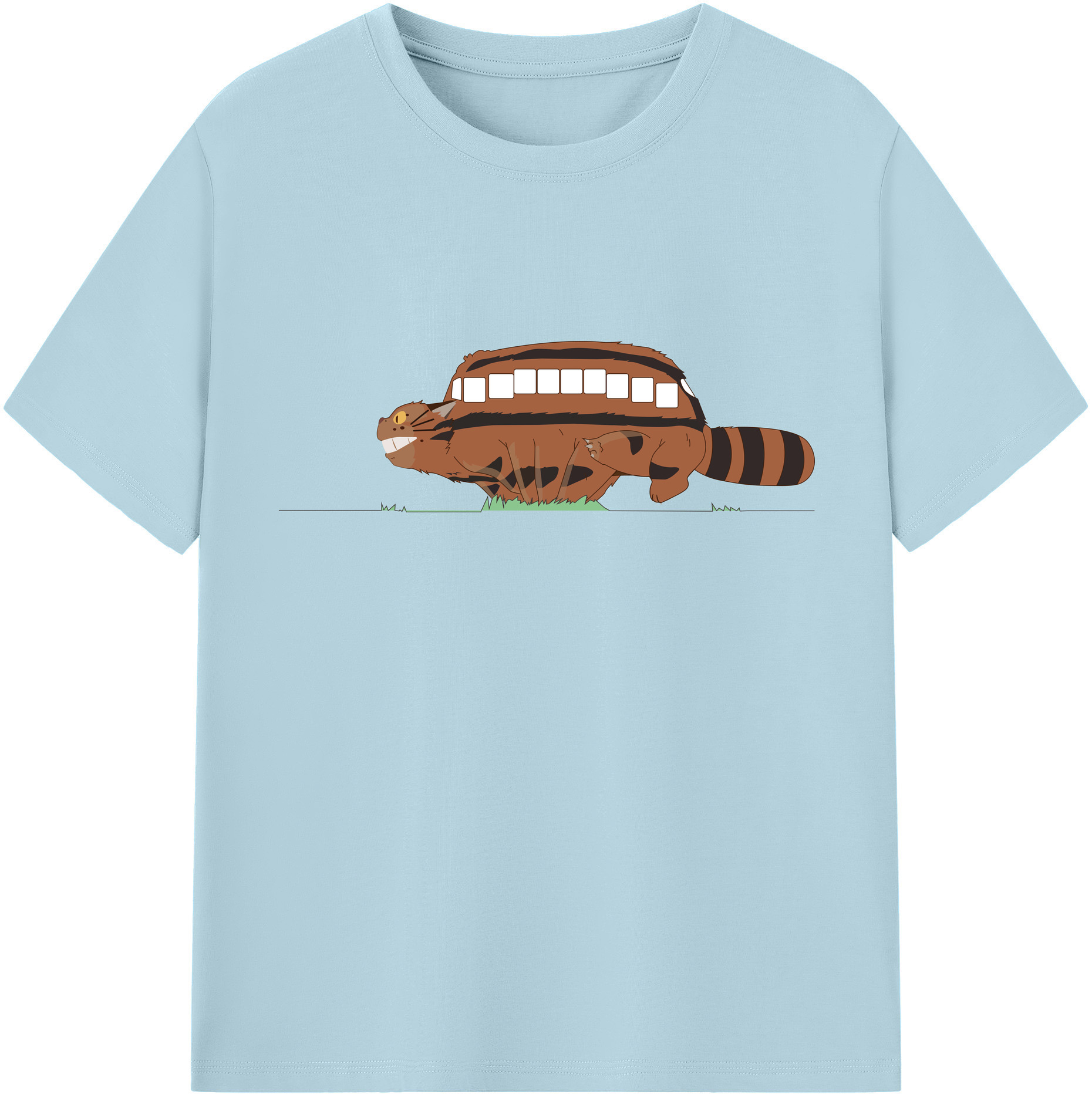 （画像用） となりのトトロ 草壁メイ 草壁サツキ My Neighbor Totoro Satsuki Kusakabe Mei Kusakabe 綿100％半袖Tシャツ（フロントプリント）